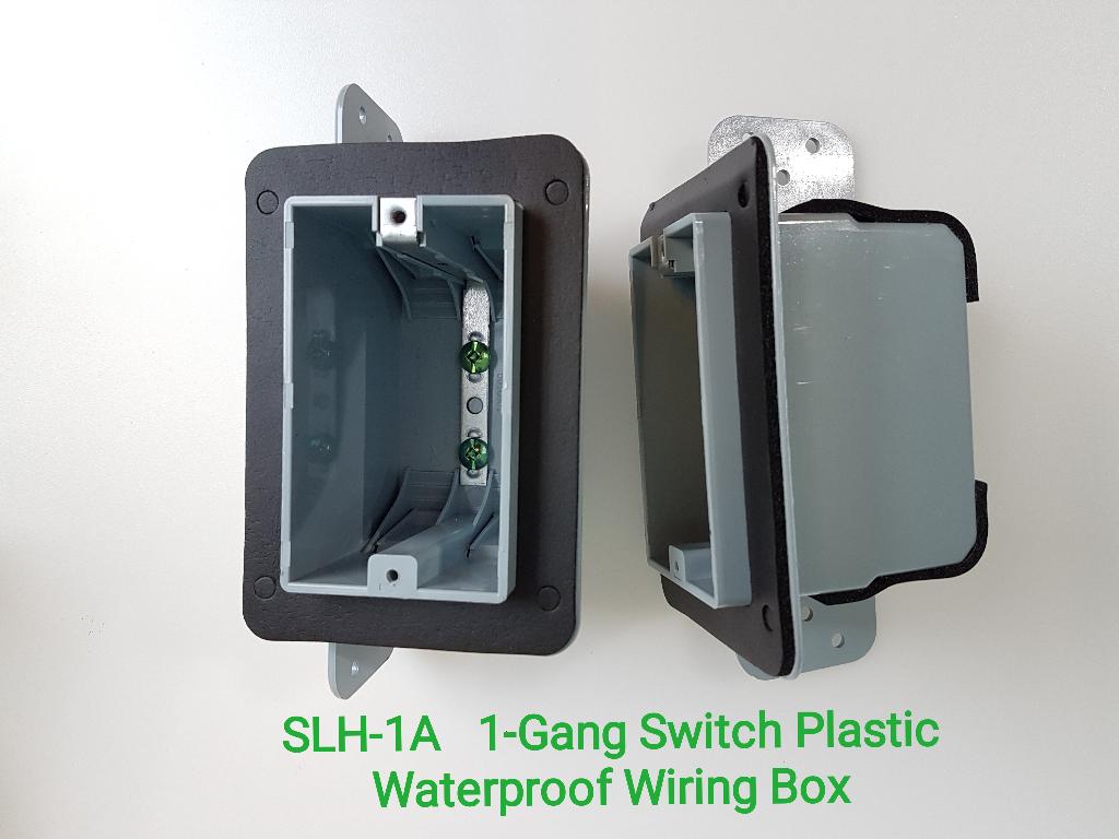 SLH-1A 1-Gang 18 cu in. Plastic Airtight Device Box with Foam Gasket