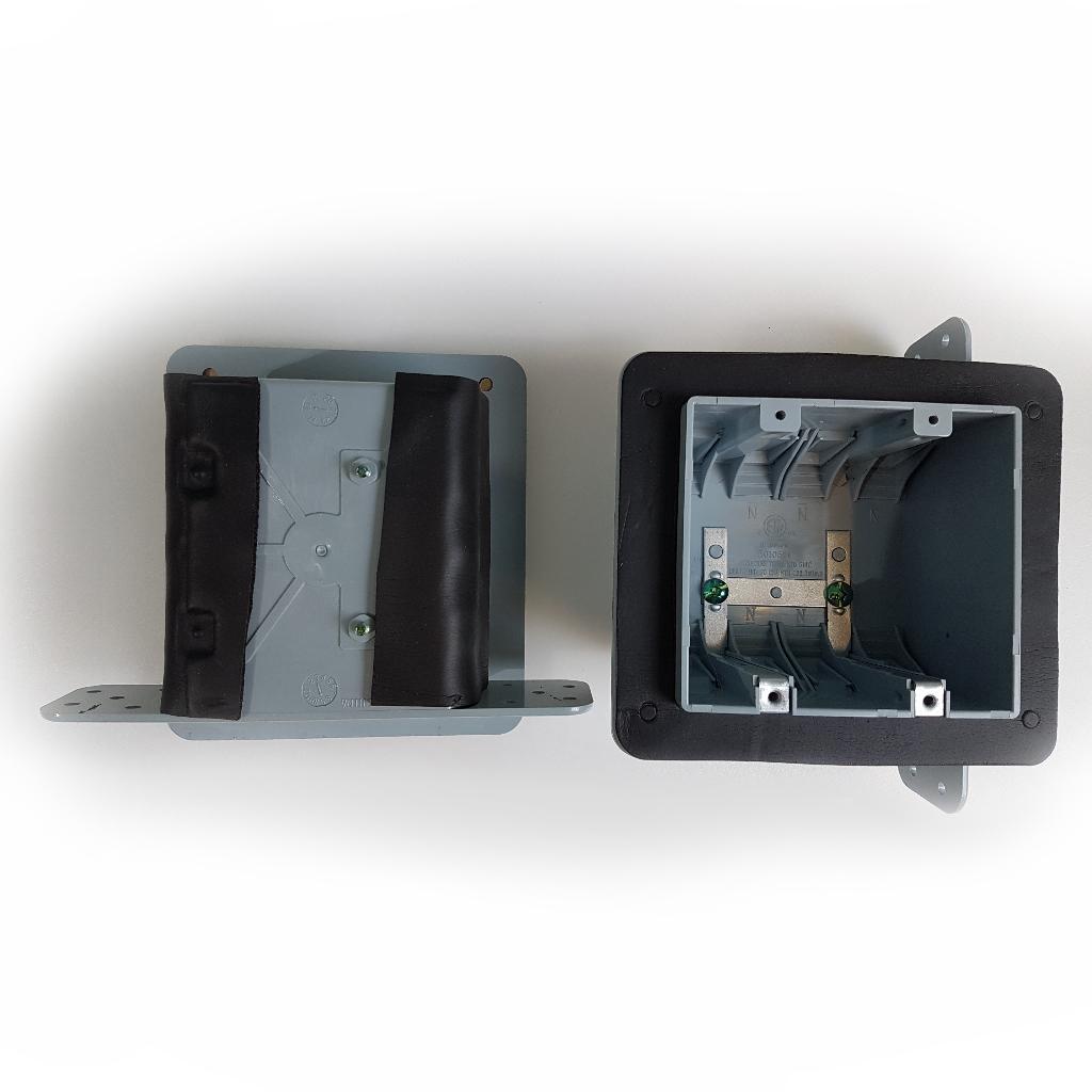 SLH-2A 2-Gang 33 cu in. Airtight Device Box with Foam Gasket