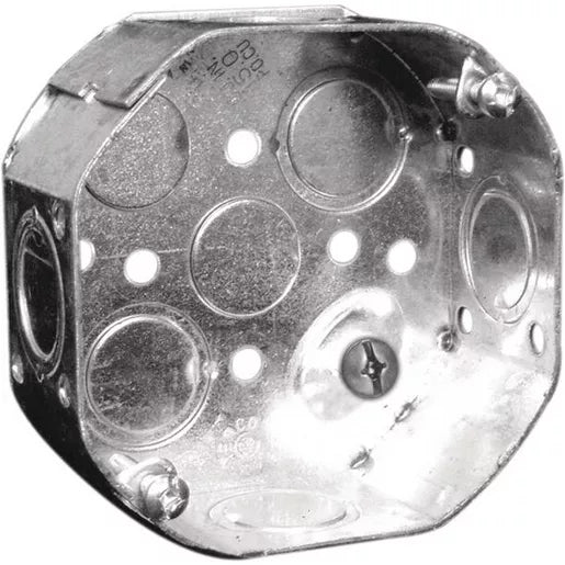 54151K 4 x 4 x 1-1/2 D. 15 cu.inch Octagon Steel Box