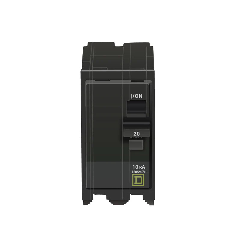 QO220 - Square D - 20 Amp Circuit Breaker Plug-In - 20 Amp - 2 Pole - 240 Volt