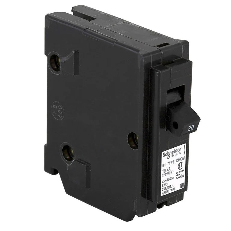 CHOM120 - HomeLine 20 Amp Circuit Breaker Plug-In - 20 Amp - 1 Pole - 120 Volt