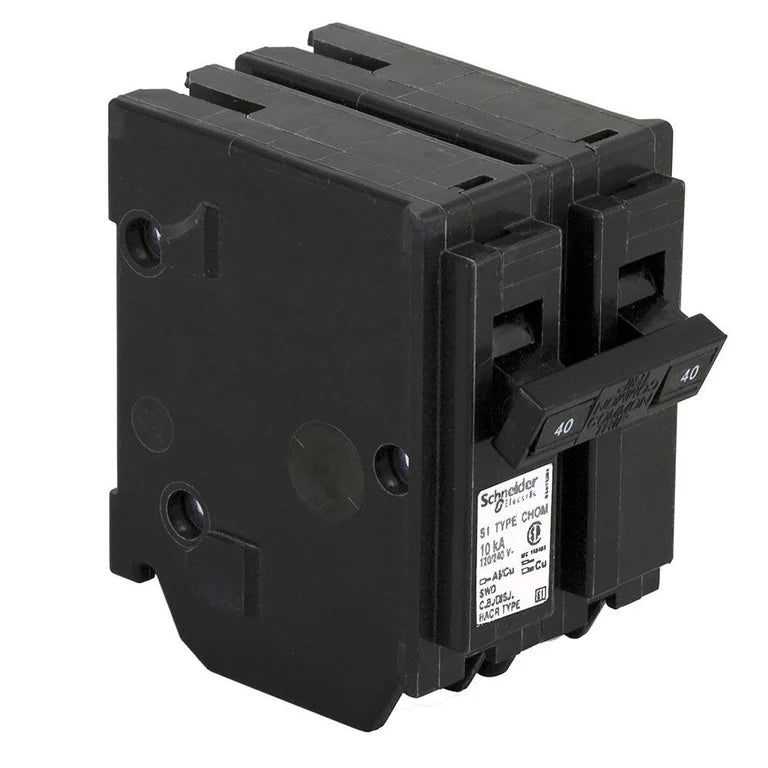 CHOM240 - HomeLine 40 Amp Circuit Breaker Plug-In - 40 Amp - 2 Pole - 240 Volt