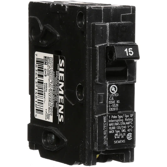 Q115 Siemens 15 Amp Single-Pole Type QP Circuit Breaker