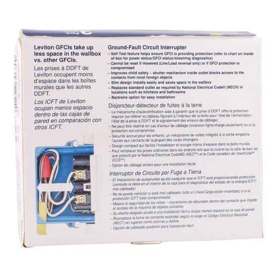 Leviton GFTR1-3W 15A GFCI