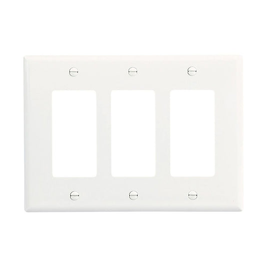 PJ263W TRIPLE GANG EATON COVER PLATE DECORA