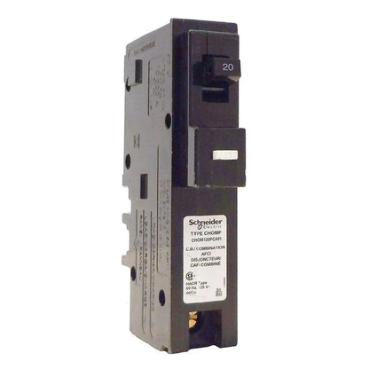CHOM120PCAFI - HomeLine 20 Amp Arc Fault Circuit Breaker Plug-In - 20 Amp - 1 Pole - 120 Volt