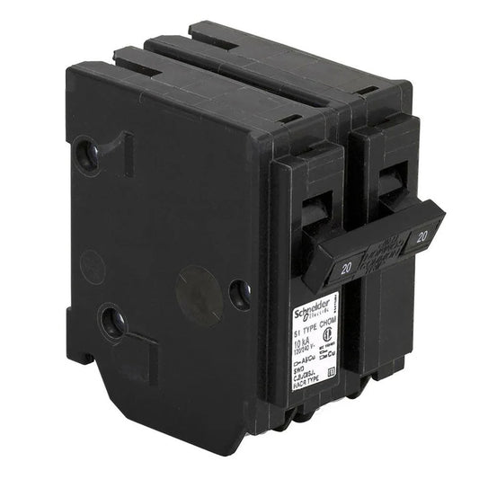 CHOM220 - HomeLine 20 Amp Circuit Breaker Plug-In - 20 Amp - 2 Pole - 240 Volt