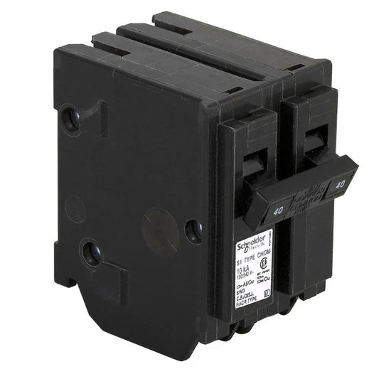 CHOM240 - HomeLine 40 Amp Circuit Breaker Plug-In - 40 Amp - 2 Pole - 240 Volt
