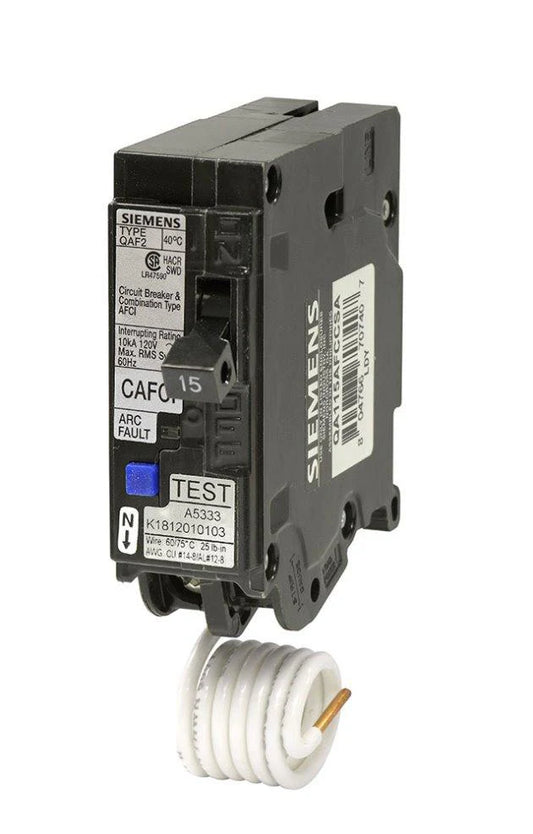 QA115AFCCSA - Siemens - 15 Amp Arc Fault (AFCI) Breaker